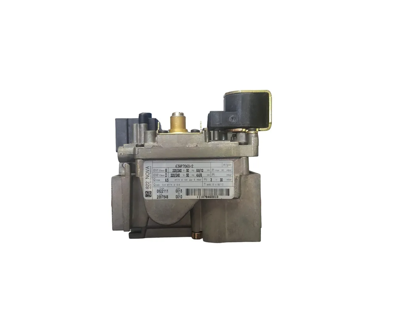 Valvola gas Sit 822 Nova 0822111 caldaia Hermann Saunier Duval 022000580