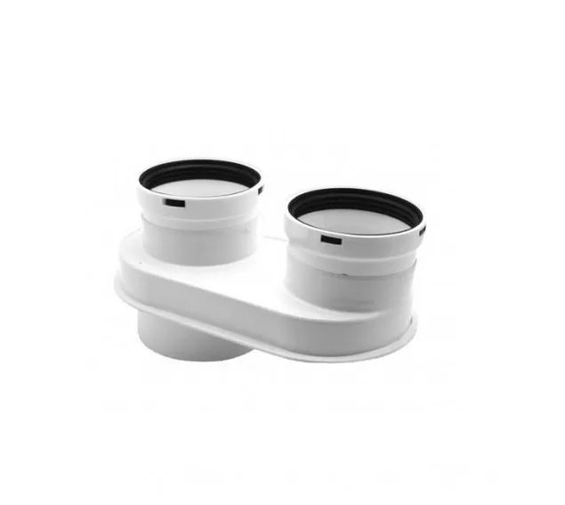 Kit scarico fumi sdoppiato sdoppiatore Ø60/100 – Ø80/80 caldaia Baxi a condensazione 7102689