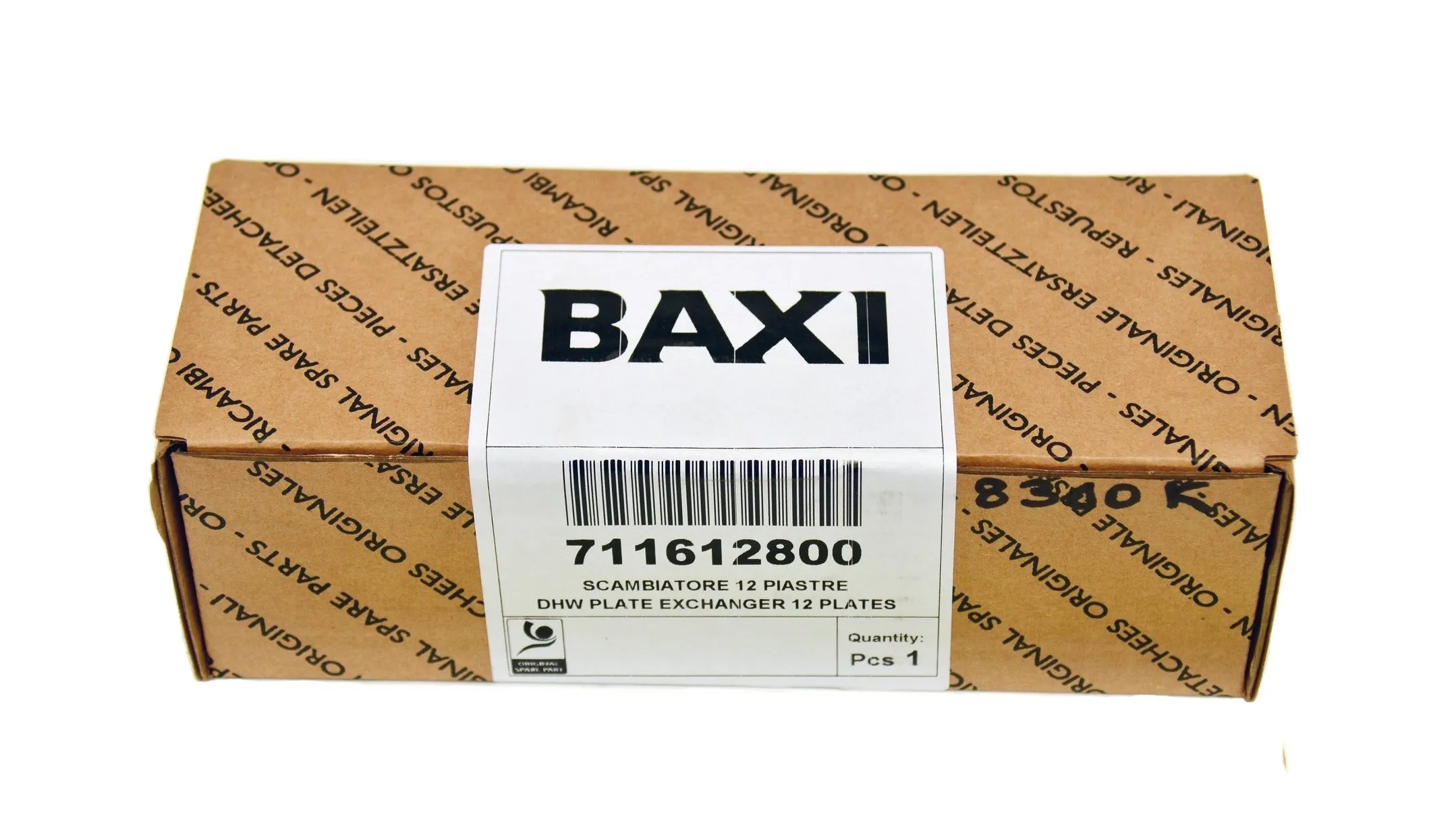 Scambiatore secondario a 12 piastre caldaia Baxi Eco 3, Luna 3 Avant 711612800 - immagine 2