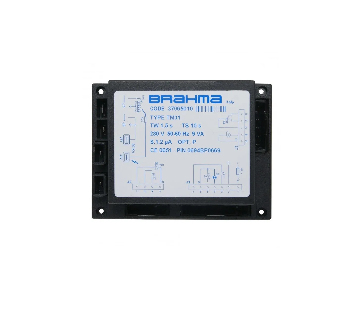 Scheda accensione quadro Brahma Tm31 Tw 1,5 Ts 10 caldaia Arca Euroterm Joannes MG20 37065010