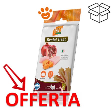 Farmina Dog Snack Dental Treat N&D Pumpkin Pollo Mini - immagine 2