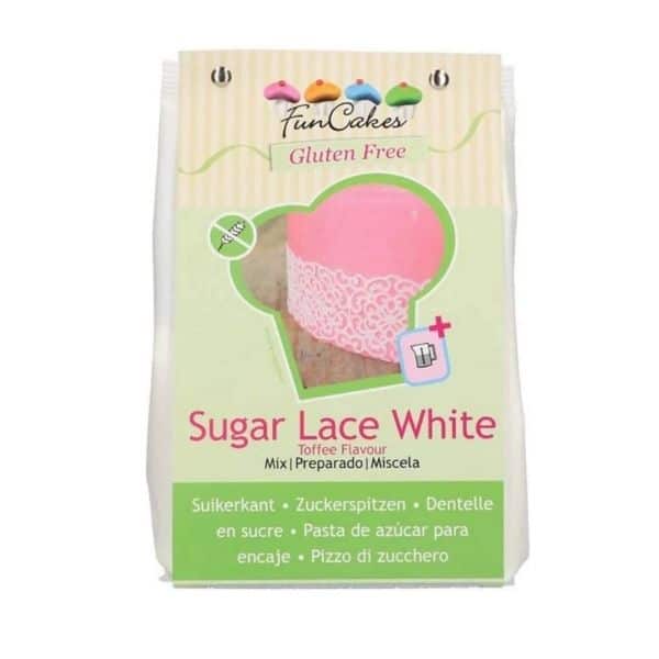 Mix per Pizzi Sugar Lace White senza glutine FunCakes – 400 g