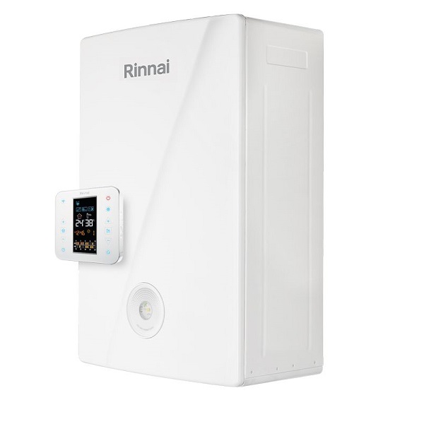 RINNAI – CALDAIA CONDENSAZIONE CLASSE A NOx6 WIFI CRONOTERMOSTATO KIT FUMI MOMIJI 34 GPL