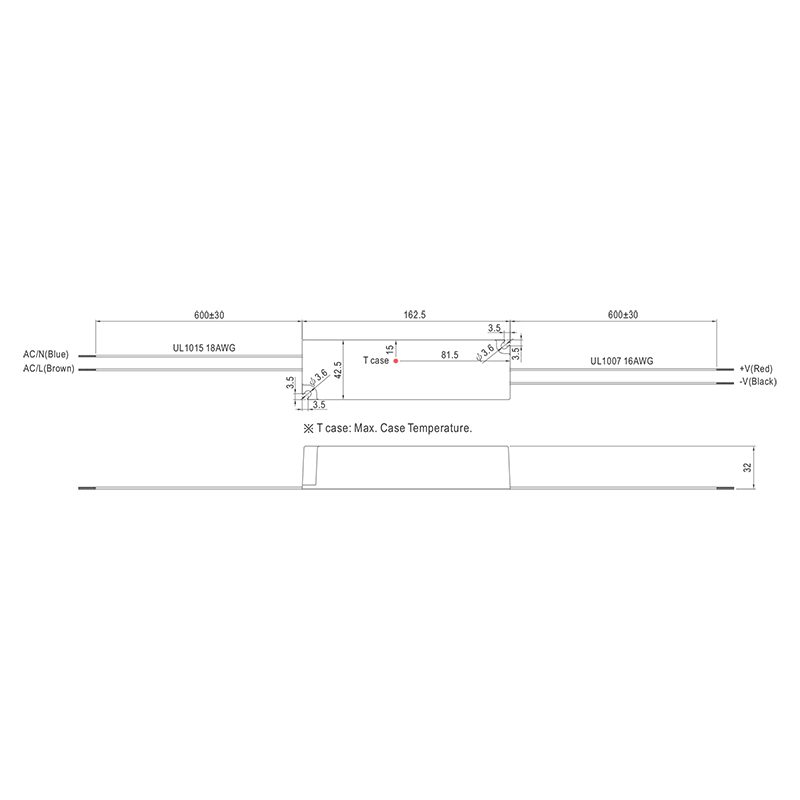 Mean Well lpv-60-24 alimentatore 60w 24V classe II 2.5a ip67 - immagine 3