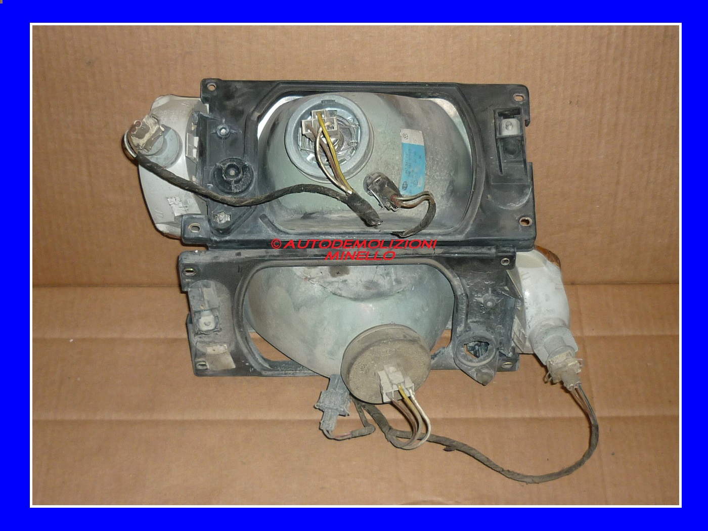 Coppia fari anteriori HELLA per VOLKSWAGEN Polo MK2 Restyling 90-94 - immagine 2