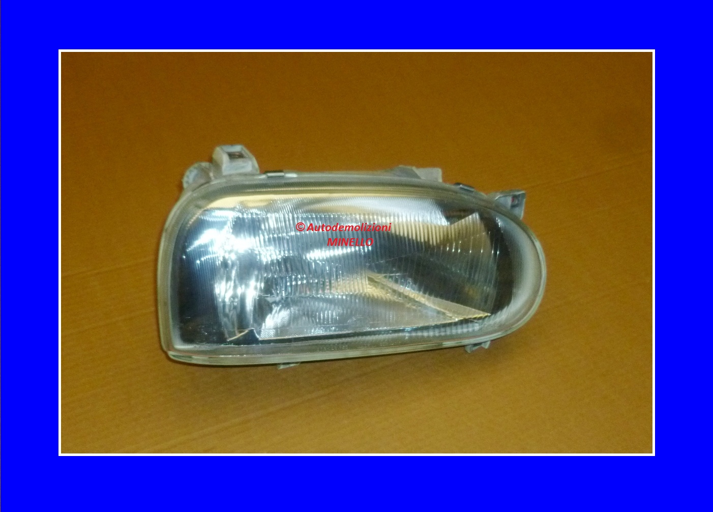 Faro Anteriore Destro Hella Per Vw Golf 3 Golf Iii Gl (91-97)