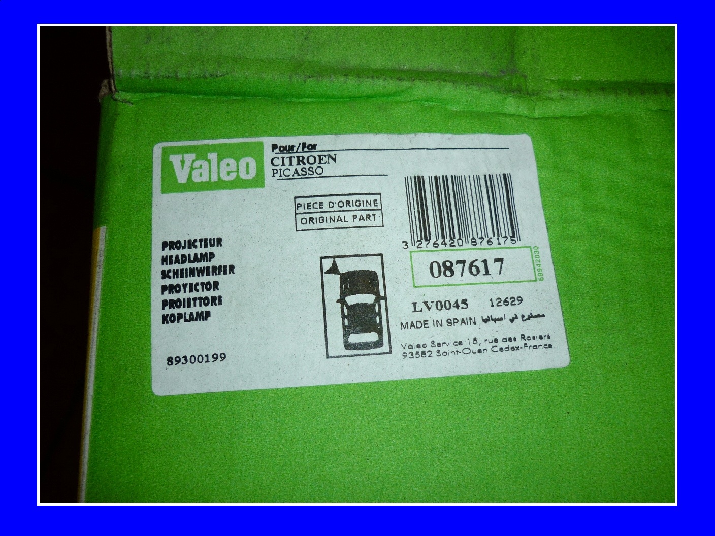 Faro anteriore SINISTRO per CITROEN Xsara Picasso 2001 > - immagine 3