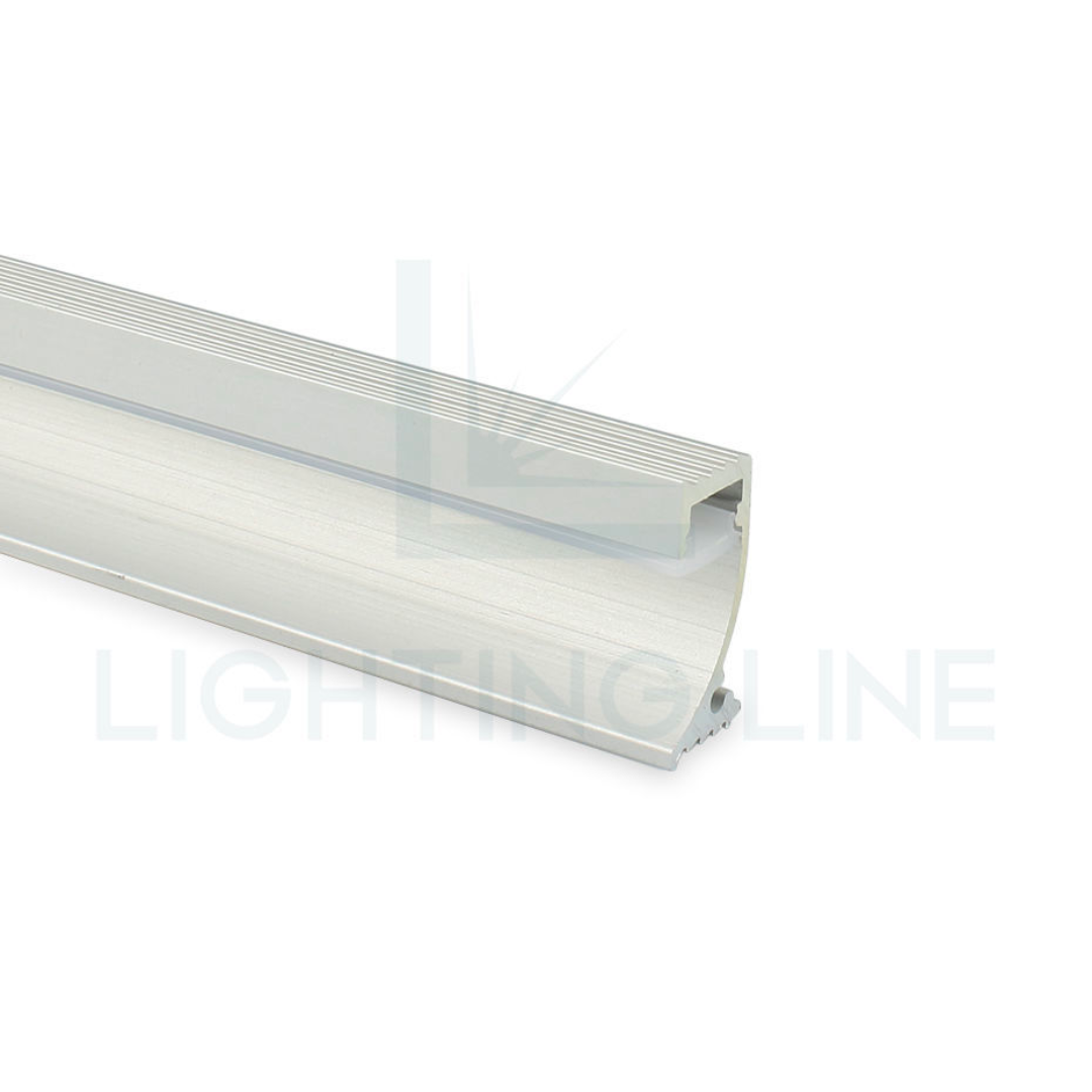 Profilo in alluminio da incasso 21x9mm - immagine 3
