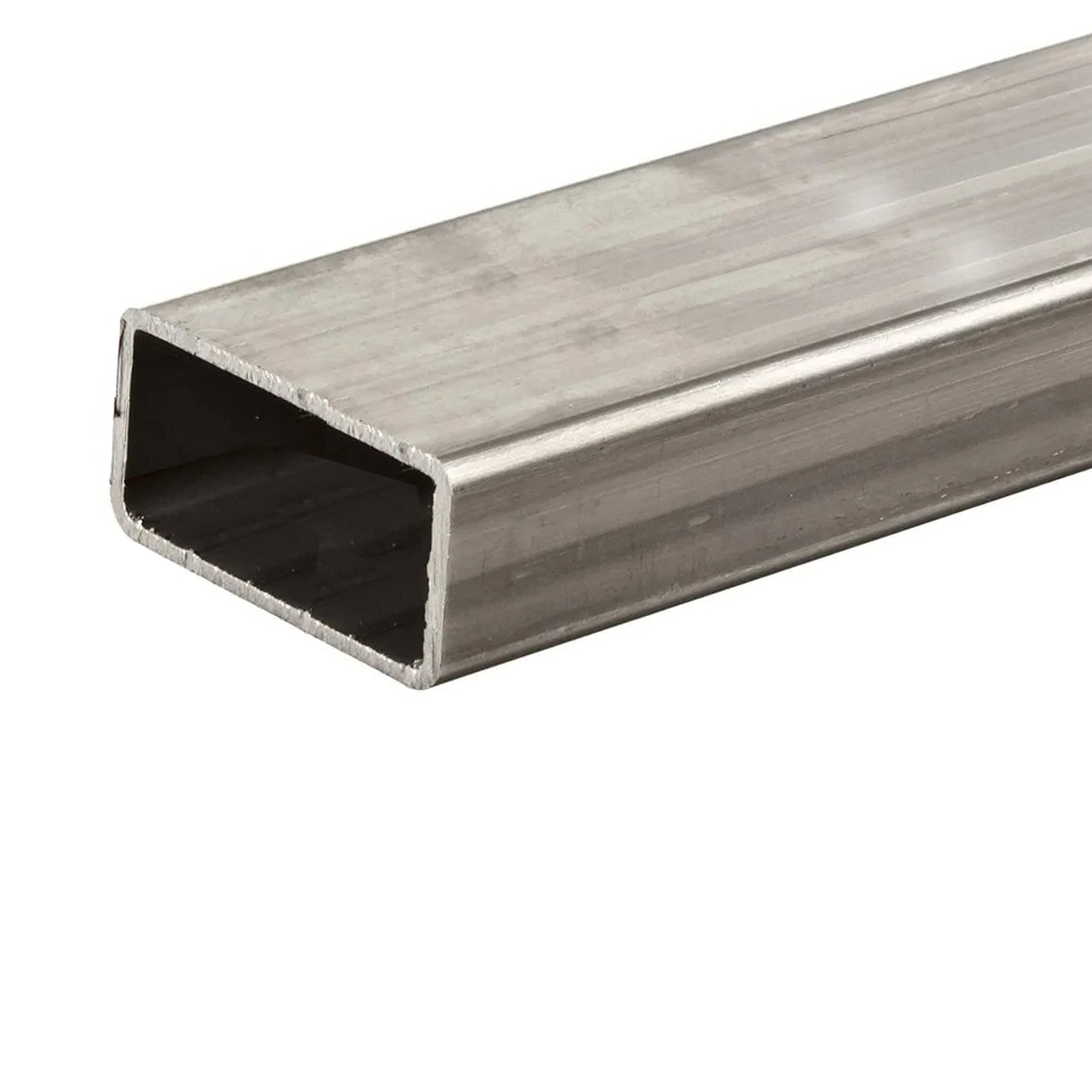 Tubo rettangolare 40x20x1,5 mm in acciaio inox Aisi 304