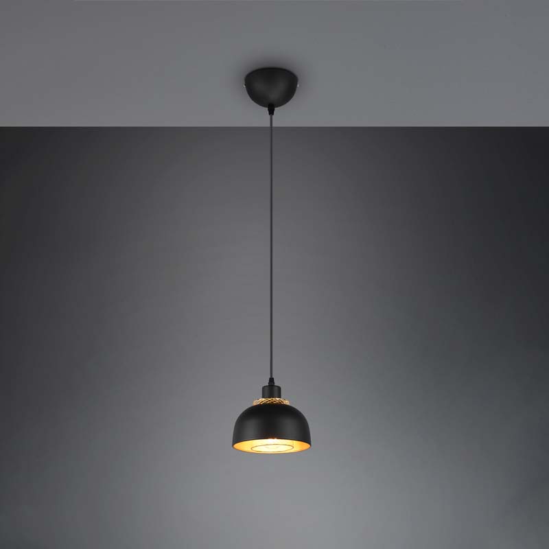 Lampada a sospensione Led PUNCH regolabile E27 diametro 18/35 cm – Trio Lighting - immagine 5